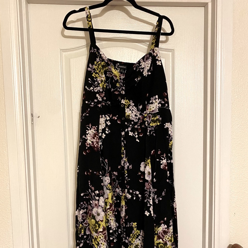 Floral swing dress